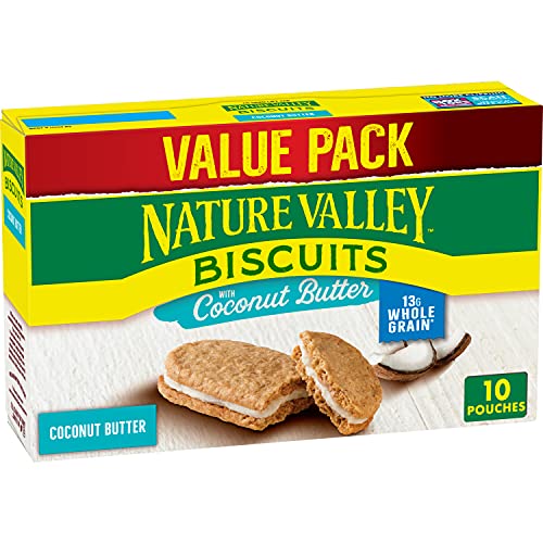 Nature Valley Biscuit Sandwiches, coconut Butter, 10 ct