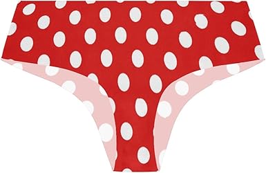 red and white polka dot underwear