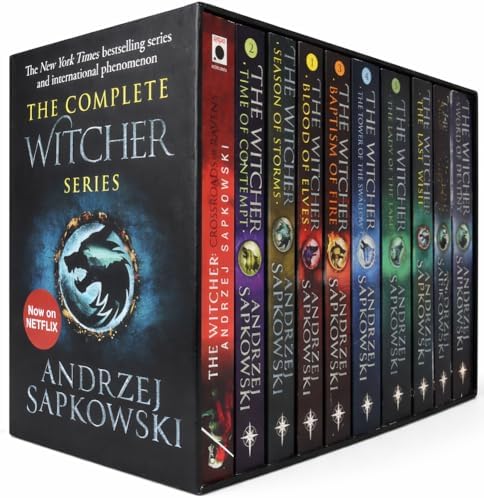 Witcher Series Andrzej Sapkowski 8 Books Collection Set Inc Sword