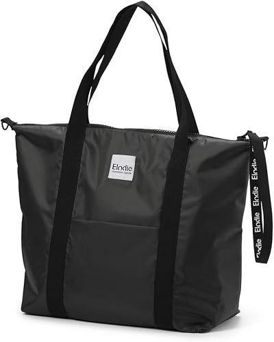 Elodie Details Soft Shell Changing Bag Tote - Brilliant Black - Incl Mat & Strap