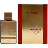 Al Haramain Amber Oud Rouge Eau de Parfum Spray for Men, 4 Ounce