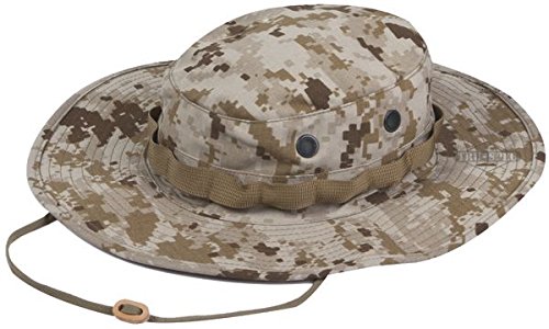 Tru-Spec Military Boonie, TRU DESERT DIGITAL W/ WIDE BRIM & LOOP, 7-3/4 3230006