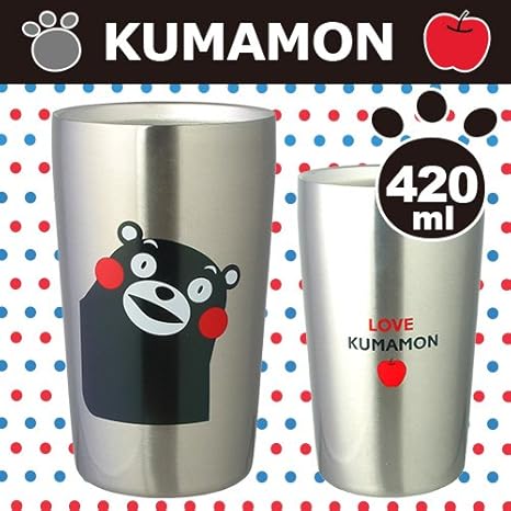 Amazon くまモンのステンレス真空断熱タンブラー4ml 商品個数24 代引き 24点 タンブラーグラス オンライン通販