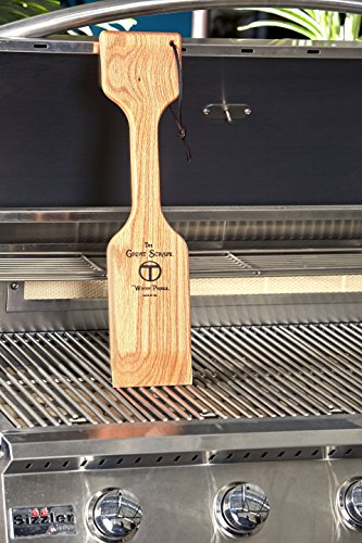 Wood Grill Scraper (18" Paddle) - Perfect BBQ Accessory for Cleaning Any Grill, by Great Scrape