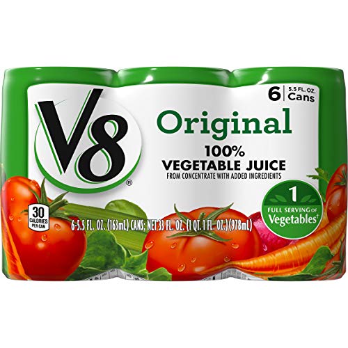 V8 ORIGINAL 100% VEGETABLE JUICE, 5.5 OZ CAN