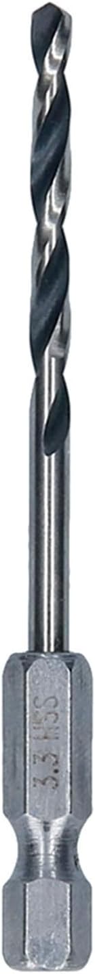 Bosch PointTeQ Hex Drill Bit 3.3 mm for Metal 75 mm 1/4 In Hex Shank view 2