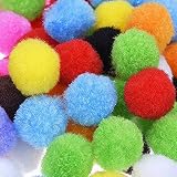 CDJX 1000 Pieces 10mm Pom Poms Assorted Colors for Crafts DIY Kids Art view 2