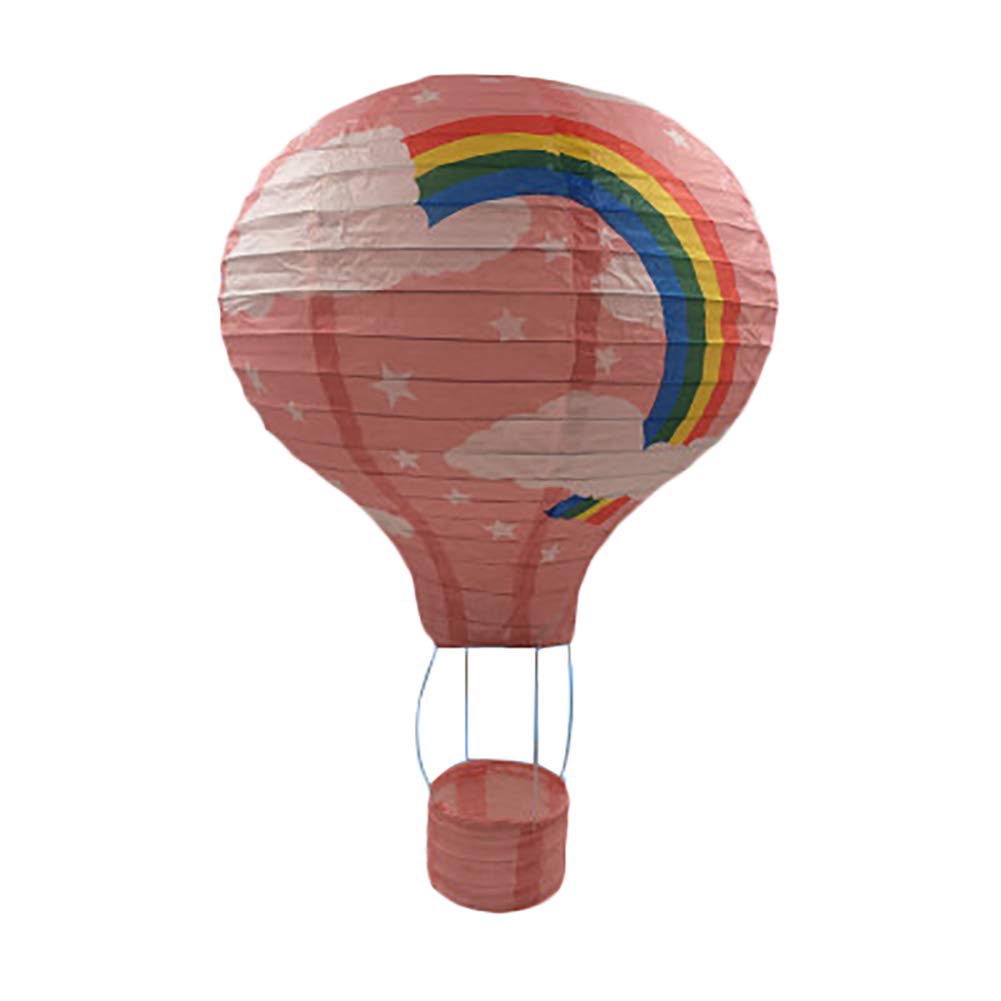 Treestar Rainbow Hot Air Balloon Paper Lantern Lampshade Craft