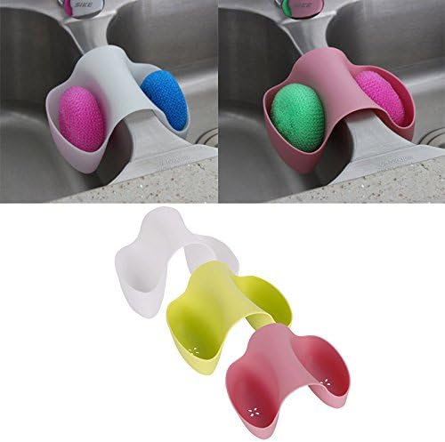 Pymega(TM) Hot Sale Saddle Style Double Kitchen Sponge Sink Caddy Holder Sink Rack Storage Organizer Soap Kitchen-Gadget
