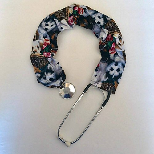 Stethoscope Covers Handmade Variety Patterns Colors 100% Cotton Scrunchie (Despicables)