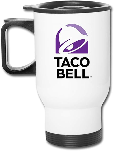 Amazon Com Cjihefa Personalized Taco Bell Logo Stainless Steel Automobile Mug For Hot Drink Tea For Men S Coffee Cups Mugs