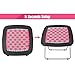 REDCAMP Ultralight Camping Chair, Compact Portable Folding Backpacking Chair for Hiking Outdoor Travel Beach Hunting, Pink