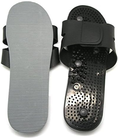 SUNMAS Massage Slippers Shoes Massage Shoes for Most Snap on TENS EMS Massagers Like Hidow IQ Palm by SUNMAS