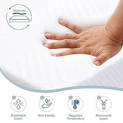 MUUEGM Adjustable Bed Base Queen+ 8 Inch Memory