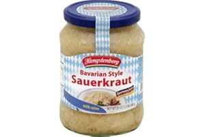 Bavarian Style Sauerkraut From Germany, 24 Ounce Jar by Hengstenberg