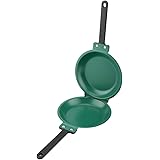 Double Side Frying Pan Nonstick Foldable Grill Frying Pancake Aluminum Alloy Flip Pan Tray Barbecue Plate Omelette Pan Iron F