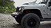 MAIKER Compatible with Front Inner Fender Liners w/Light 2007-2017 Wrangler JK 4WD Five Star logo Lightweight Aluminum Design Black