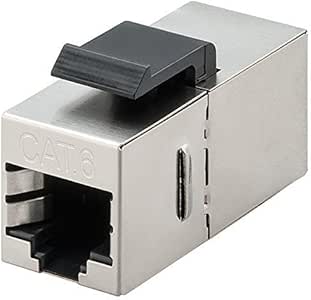 CABLEPELADO Keystone RJ45 Hembra a RJ45 Hembra Cat 6 STP: Amazon.es: Electrónica