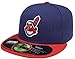 MLB Cleveland Indians Authentic On Field Game 59FIFTY Cap, Navy/Red Bill