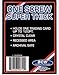 10 (Ten) BCW 1 Screw Super Thick Card Holder - 120 Pt. (Lot of 10 - 10 Pack) Jersey or Memorabilia Trading Card Screwdown