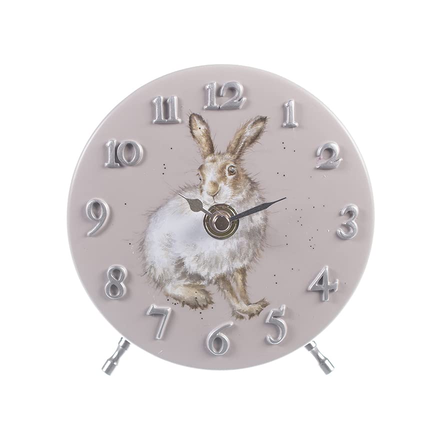 Wrendale Designs - 'Winter Hare' Mantel Clock