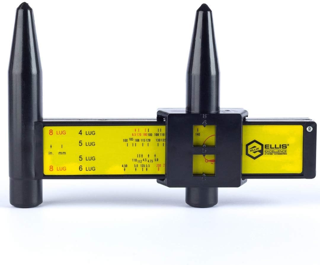 Ellis PCD Gauge Tool for Measuring Your Car Wheel Stud Pattern/Pitch
