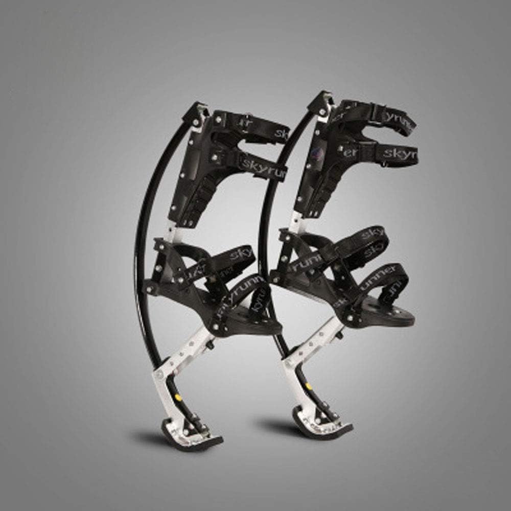 Black Color Skyrunner Jumping Stilts Children 20-40kg high Strength Aluminum Alloy Kangaroo Stilts skyrunner Jumping Stilts