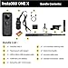 Insta360 ONE X 360 Camera with 5.7K 4K 3K Video and 18MP Photos - Bundle Includes Bullet Time Handle, Invisible Selfie Stick, 128GB Extreme microSDXC (4 Items)