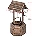 Wishing Well Bucket Garden Wooden Planter Outdoor Patio Flower Wedding Party Decoration Garden Lawn Home Decor