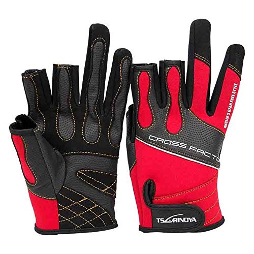 AISHANG Anti-Rutsch-Angelhandschuhe 3 Wasserfeste, atmungsaktive, rutschfeste Outdoor-Sporthandschuhe für das…