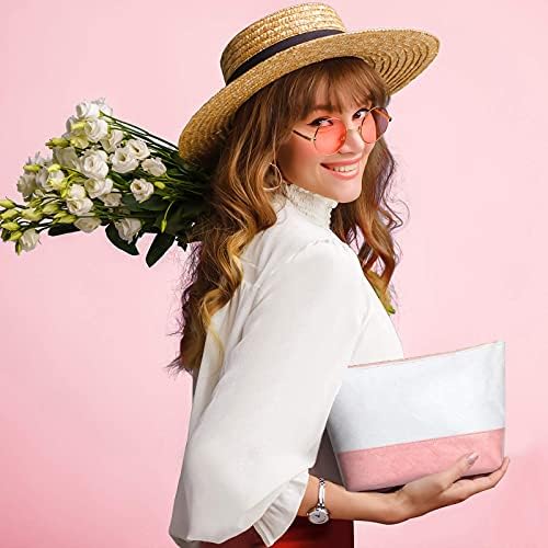 Reseplass Cosmetic Bag for Women - Lightweight Makeup Bag for Travel Accessories, Roomy Waterproof Makeup Cosmetic Pouch for Toiletries 7 Reseplass Cosmetic Bag for Women - Lightweight Makeup Bag for Travel Accessories, Roomy Waterproof Makeup Cosmetic Pouch for Toiletries