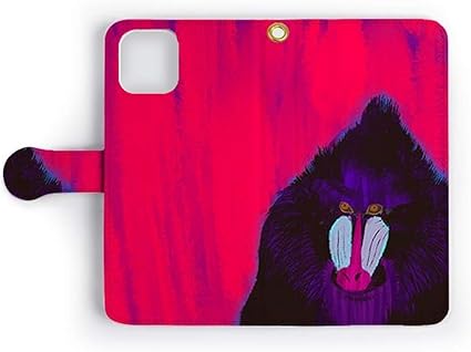 Amazon Co Jp Iphone ケース 手帳型 エホン イラスト マンドリル マゼンダ カード収納付 スマホケース Iphone 11 Pro 家電 カメラ