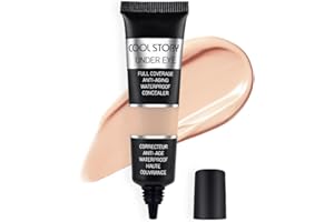 SUAKE Pro Under Eye Full Coverage Liquid Concealer to Cover Dark Circles, Scars, Redness, Spots, Fine Lines, Corrector Anti-Aging Natural Finish, Moistening Smooth Cream, Waterproof 0.4 fl oz - Medium#
