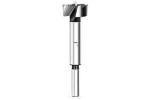 BAIDETS 1 Inch Forstner Bit - Forstner Drill Bit 1" for Wood by Round Shank