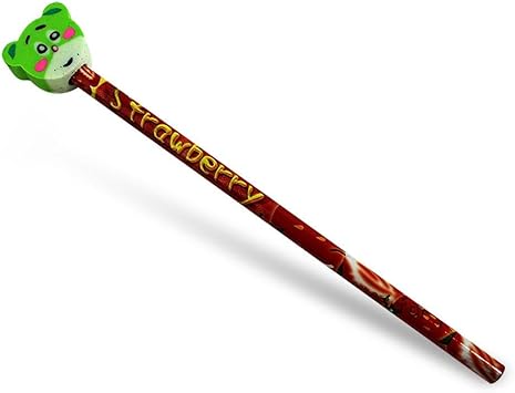 24 X Hc Handel 913921 Bleistift Happy Day Mit Radiergummi Verschiedene Farben Und Formen Amazon De Spielzeug