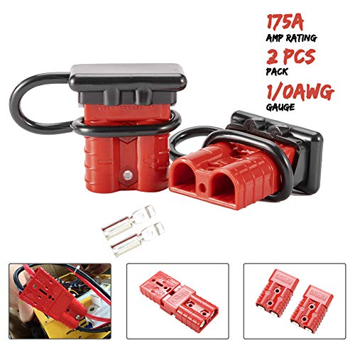 2Pcs 175A Battery Quick Disconnect Connector Winch Wire Harness Plug