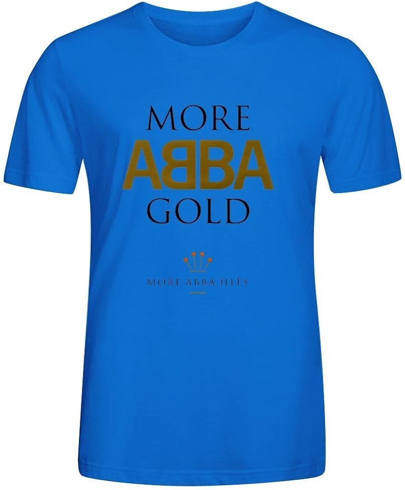 More Abba Gold More Abba Hits T Shirts For Mens Funny Round Neck Medium: Amazon.co.uk: Clothing