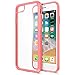 Trianium iPhone 8 7 Case, [Clarium Series] Protective Cover for Apple iPhone 7/8 Case [Shock Absorption] Reinforced TPU Bumper Cushion + Scratch Resistant Hybrid Rigid Back- Clear Pink