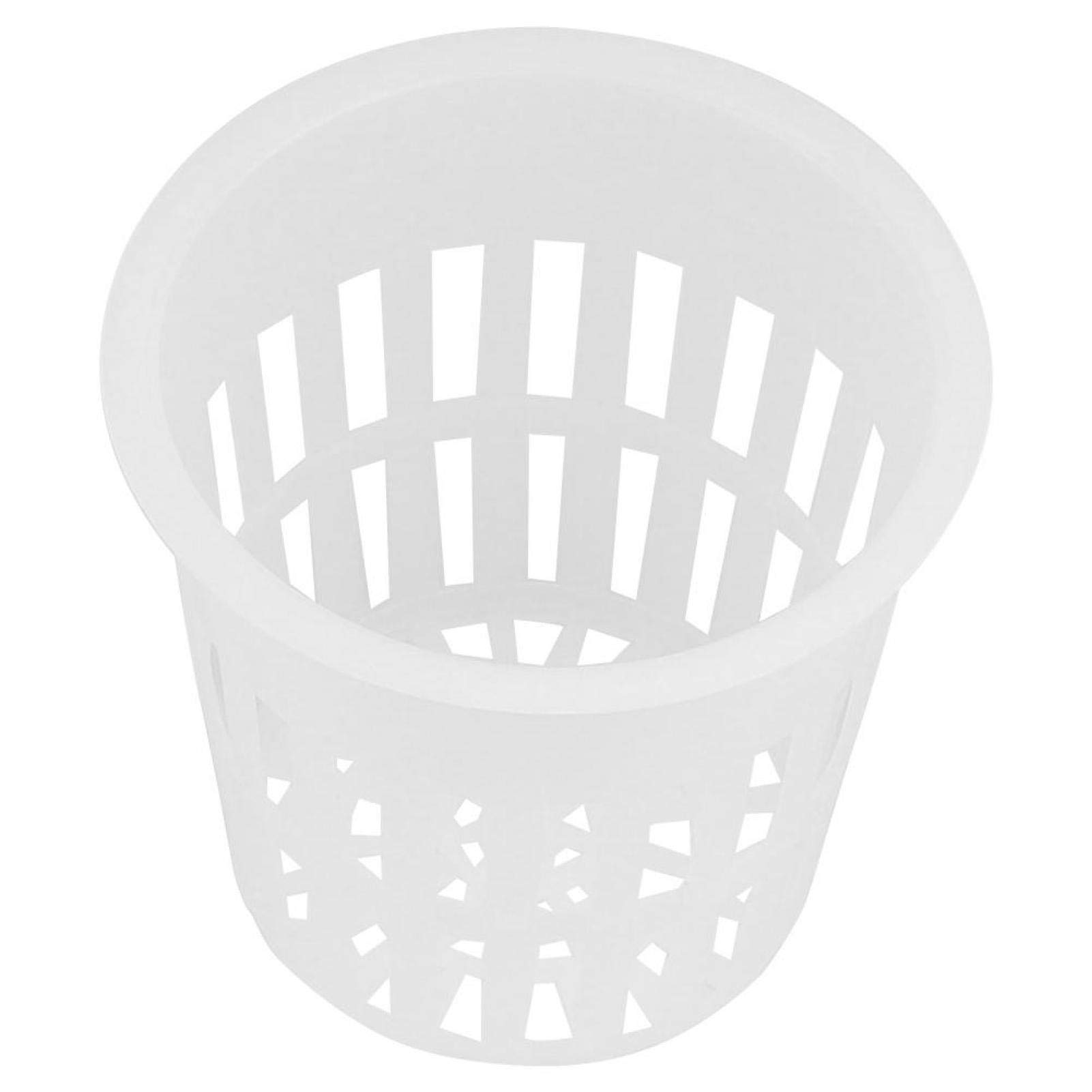 HERCHR 10Pcs Net Cup Planting Mesh Pots, Hydroponic Planting Mesh Pot Net Plastic Garden Net Pots Basket for Hydroponics Garden Balcony Planting