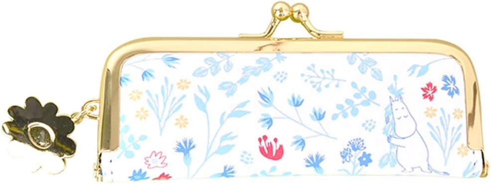 Amazon 印鑑ケース 朱肉付き かわいい ムーミン おしゃれ Moomin がま口 ハンコ入れ リトルミイ スタンプケース キャラクター 花 ボタニカル柄 10 5mm 12mm 印鑑ケース 印箱 文房具 オフィス用品