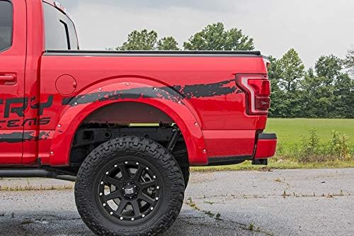 Amazon Com Rough Country Hard Tri Fold Fits 2009 2018 Ram Truck 6 4 Ft Bed No Rambox Truck Tonneau Cover 45309650 Rough Country Automotive