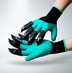 Swisto Premium Garden Gloves With Claws On Both Hands, Garden Genie Gloves For Digging And Planting, Waterproof and Reusable Gardening Gloves