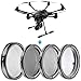 Neewer 4 Pieces Multi-Coated Protection Lens Filter Kit for Yuneec Quadcopter Typhoon Q500 4K, Typhoon H, Includes: Ultraviolet Filter, Circular Polarizer Filter, Neutral Density ND 4 / ND 8 Filter