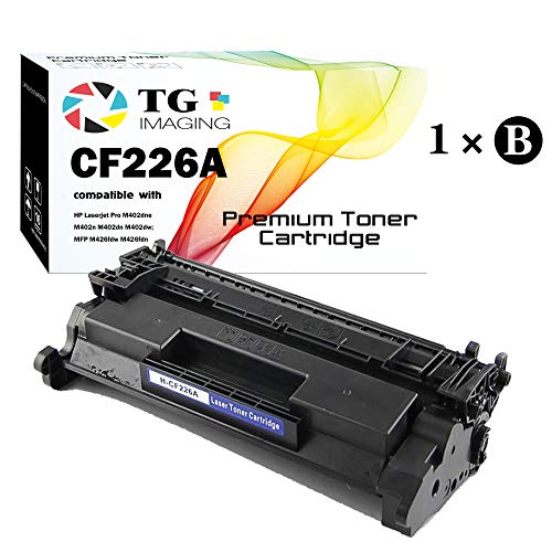 TG Imaging Compatible Toner Replacement for CF226A (26A) Black 1-Pack Laserjet Pro M402n, MFP M426fdw