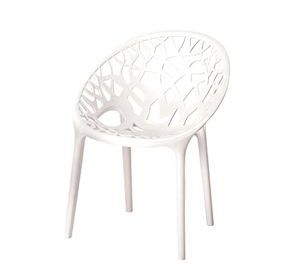 Nilkamal Crystal Chair (Milky White)