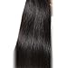 Jolia Hair Malaysian Virgin Hair Straight Human Hair 3 Bundles 7A Malaysian Unprocessed Virgin Weave Hair Human Bundles Natural Black Color 95-100g/pc Mixed Length (14 16 18, Natural Black)
