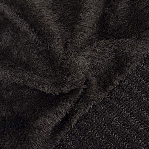 image for TWGONE Womens Caps Men Warm Baggy Weave Crochet Winter Wool Knit Ski B