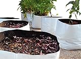 Rochfern UV Treated Grow Bag Large ,100% Virgin Polyethylene, (24 X 24 X 40 Cms.)(Set Of 15)