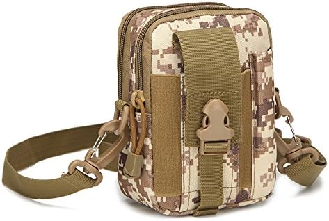HoYiXi Multifunctional sports hang pockets bag Gadget Belt Waist Bag with Cell Phone Holster for Sports Hiking Camping – Black