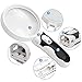Wisehands Magnifying Glass 2.5X 5X & 16X Best Magnifier Set with Lights for Seniors, Macular Degeneration, Maps, Jewelry, Watch & Computer Repair